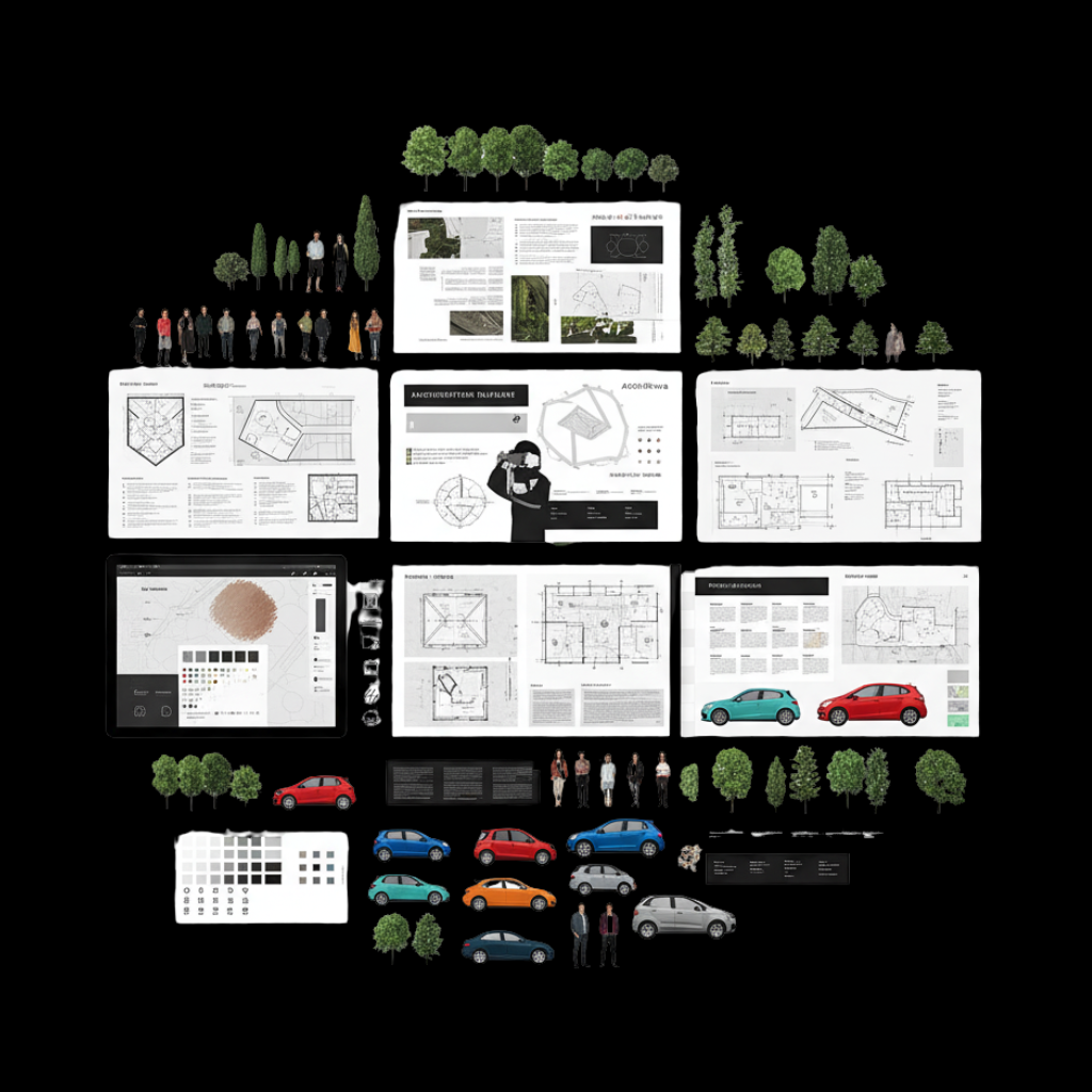 Entourage and Visual Assets Showcase