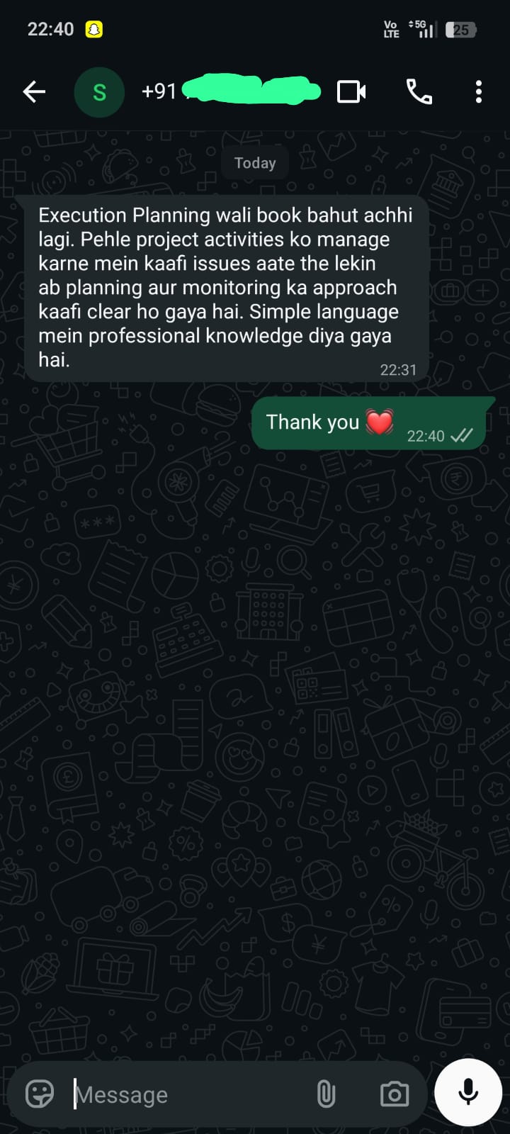 Learner feedback message 6