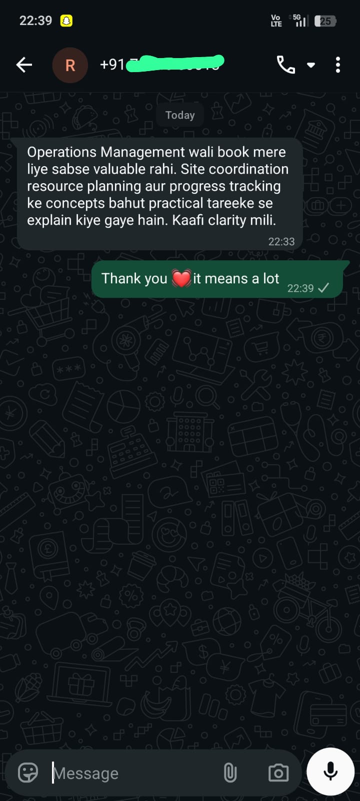 Learner feedback message 4